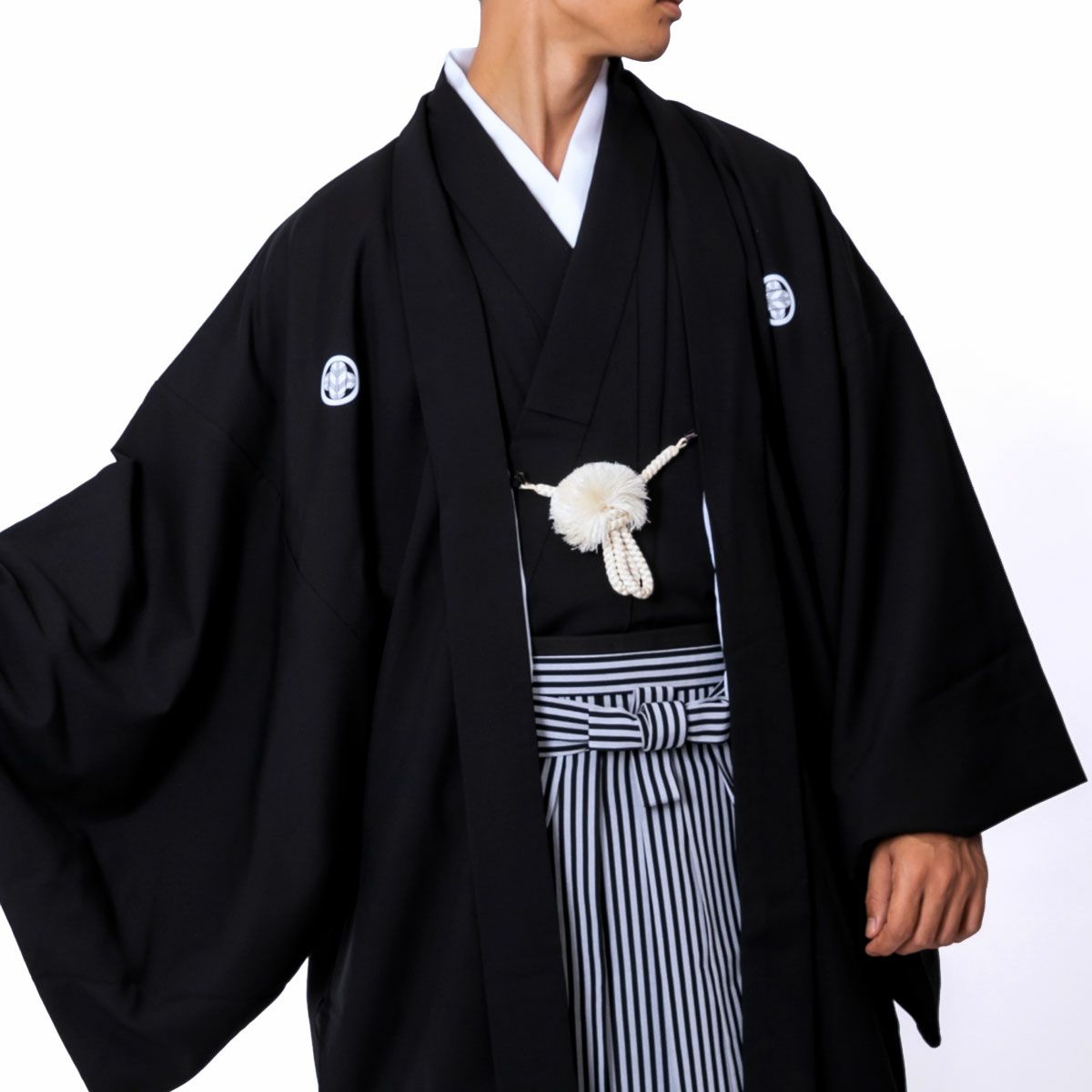 【楽天市場】仕立てオーダー 洗える着物 東レシルック 黒紋付羽織袴