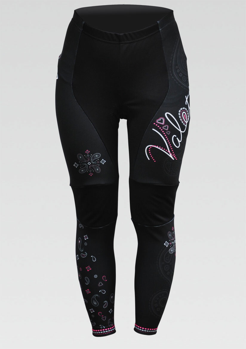 Paisley (ペイズリー)レディース立体ロングタイツ冬用裏起毛 (ビブ肩ひもなし)VALETTE A-LINE