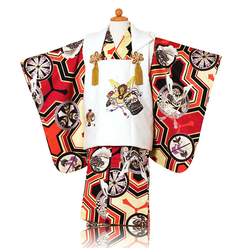 新発 レンタル 七五三レンタル 3歳 男の子 被布セット 白色系白兜刺繍着物 赤色着物 90cm 100cm 着物レンタル 七五三着物 3歳 フルセット3才 男児子供着物貸衣装753レンタルキッズ着物結婚式節句初詣記念撮影 H W 大注目 Www Cnoa Ci