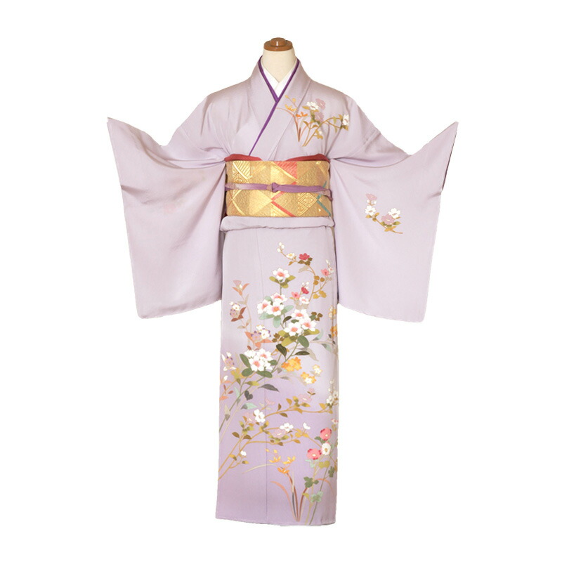 楽天市場】〔訪問着 単衣〕付下げ 訪問着 レンタル53002加賀友禅花思想