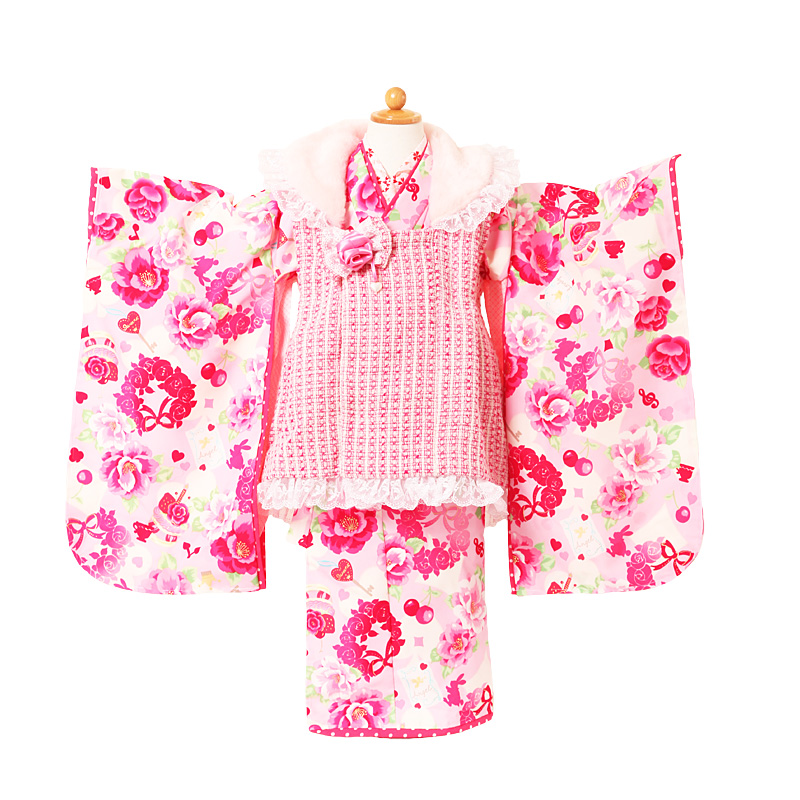 売れ筋大人気 専用です。松田聖子 被布コート セット 3歳 リボン 薔薇