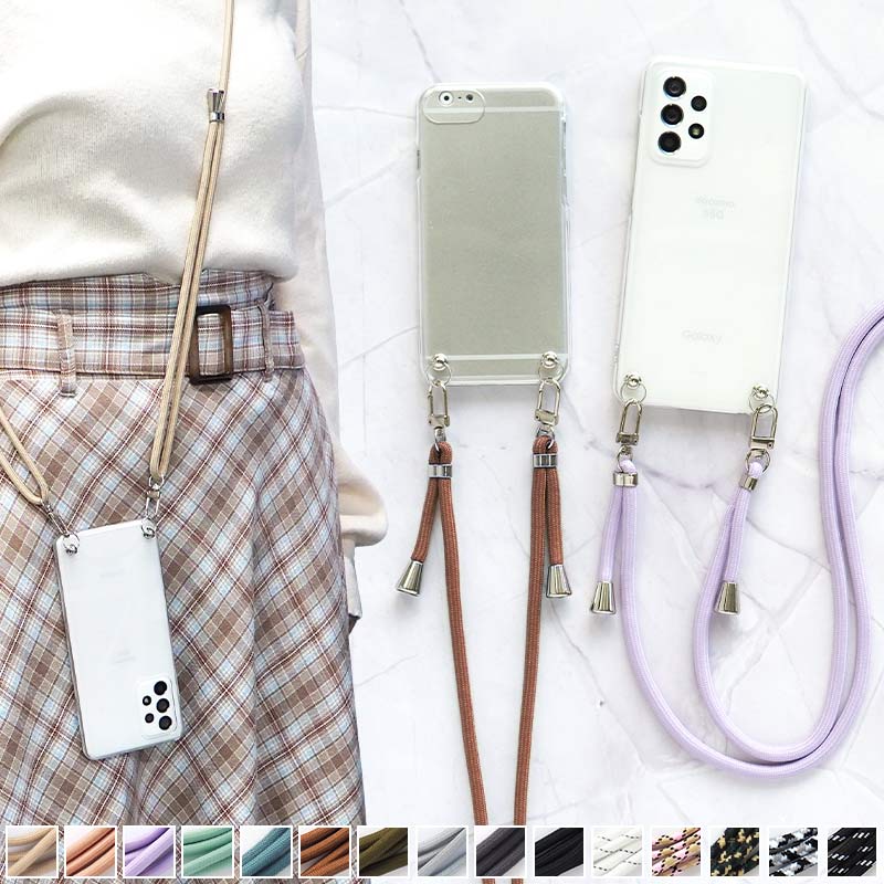楽天市場】スマホケース ハード 全機種対応【クリアケース×両吊り