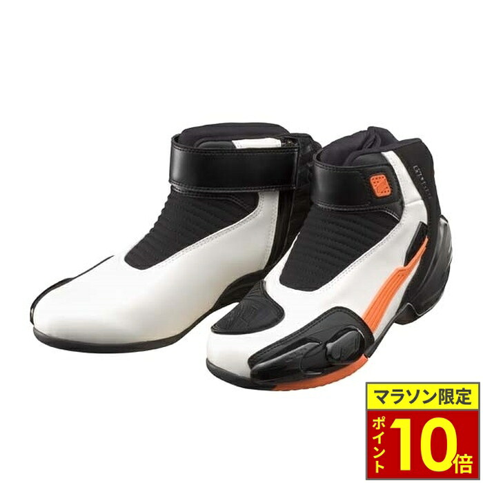＼ポイント10倍／ HYOD ヒョウドウ HSF101D ST-X RIDING BOOTS Aslan D3O ライディングブーツ ホワイト/ブラック