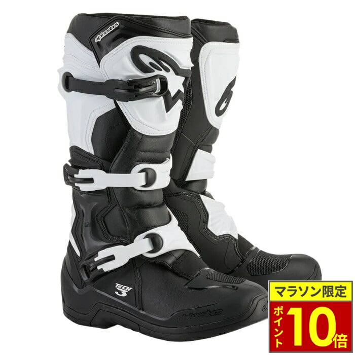 ＼ポイント10倍／ alpinestars アルパインスターズ テック3 ブーツ ブラック/ホワイト