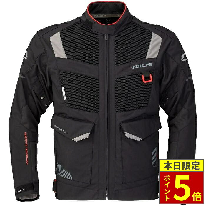 ＼ポイント5倍／ RS TAICHI タイチ RSJ340 コンパス エアー ジャケット BLACK/GRAY｜ナップス店
