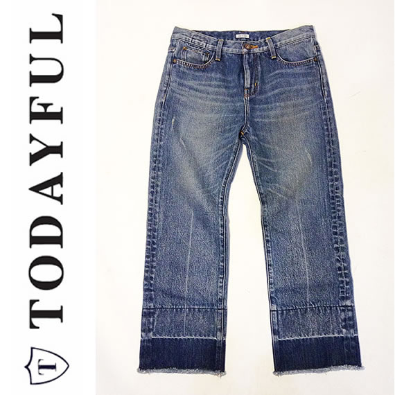 楽天市場 Todayful トゥデイフル 17 280 12 096 30 Off Mike S Denim Life S ライフズ デニム ストレートスリム ダメージ アンクル丈 吉田怜香 レディース カジュアル 送料無料 代引手数料無料 ナチュlien