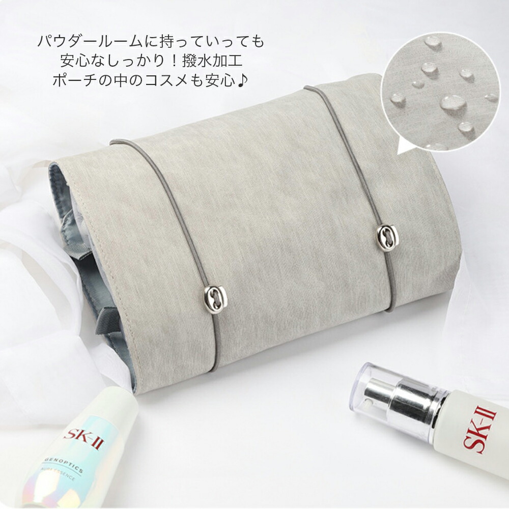 楽天市場 多機能 化粧ポーチ 小さめなのにたっぷり収納 大容量 収納 仕切あり コンパクトで おしゃれ な コスメ収納ポーチ かわいい コスメポーチ かわいい雑貨のお店ナチュメイプル