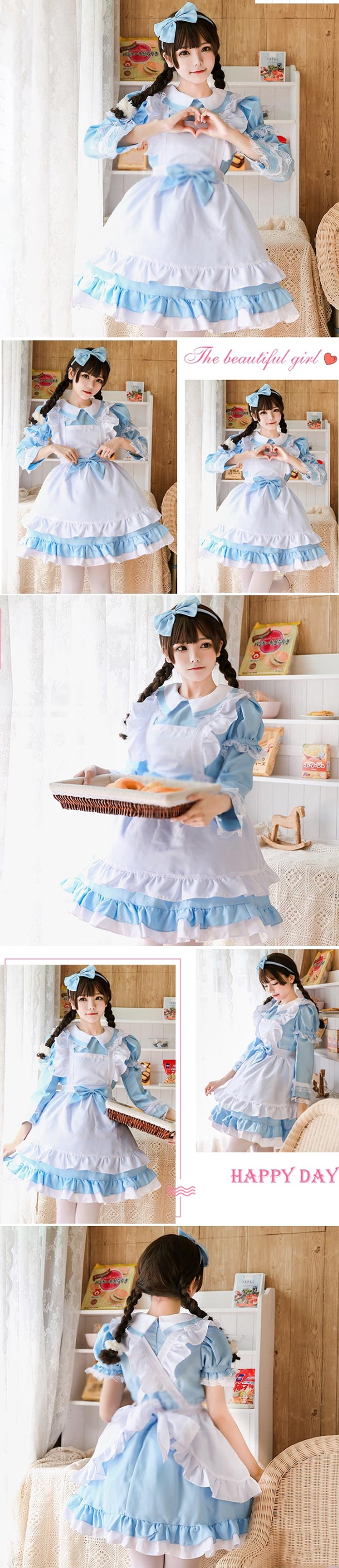 楽天市場 コスプレ メイド服 コスプレ衣装 コスチューム レディース 仮装 大人 ワンピース コスチューム 可愛いコスプレ ハロウィン仮装 大きいサイズ メイド ワンピース アニメ ゴスロリ キュート アリス ロリータ ドレス 可愛い 忘年会 新年会 ｃｏｌｏｒｓｋｙ