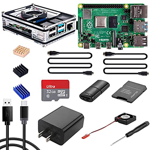 Raspberry Pi 4 B 4GB+ヒートシンク+HDMIケーブルセット Raspberry Pi 4 B 4GB+ヒートシンク+HDMIケーブルセット
