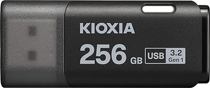 KIOXIA(キオクシア) 旧東芝メモリ USBフラッシュメモリ 256GB USB3.2 Gen1 日本製 国内サポート正規品 KLU301A256GK｜ネコサン商店