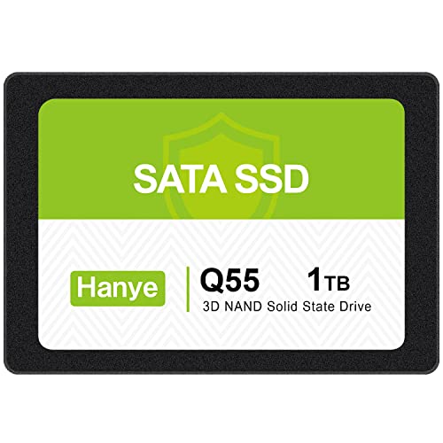 Hanye 内蔵型 SSD 1TB 2.5インチ 7mm SATAIII 6Gb/s 550MB/s 3D NAND採用 PS4動作確認済 アルミ製筐体 正規代理店品 メーカー3年保証