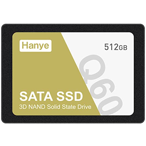 Hanye 内蔵型 SSD 512GB 2.5インチ 7mm 3D NAND採用 SATAIII 6Gb/s 550MB/s 正規代理店品 メーカー5年保証 11,432円