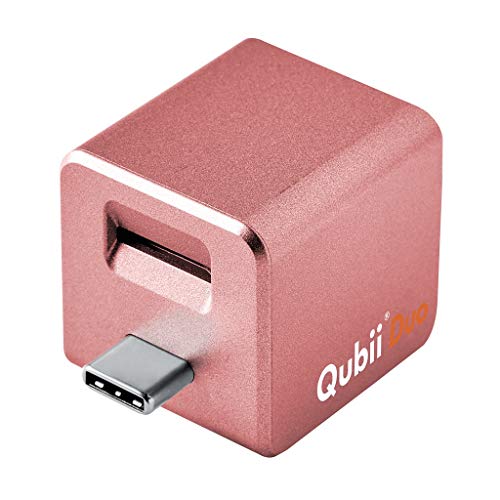 Maktar Qubii Duo USB Type C サクラ色ゴールド (microSD別売) 申し受けるしながら自動小銃うしろ押し SD鍵を掛ける役立つこと積み上げる iphone うしろ押し usb記憶装置 ipad 静電容量機能不全差し止める 第八芸術 画像 快い音 申しつたえる先 SNS 見聞