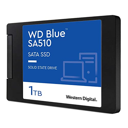 Western Digital ウエスタンデジタル WD Blue SATA SSD 内蔵 1TB 2.5インチ (読取り最大 560MB/s 書込み最大 520MB/s) PC メーカー保証5年 WDS100T3B0A-EC SA510 国内正規取