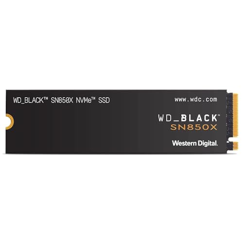 WD_BLACK 2結核症 SN850X NVMe 内蔵型ゲーミングSSD ソリッドステート運転 - Gen4 PCIe M.2 2280 目覚ましい7,300MB/s - WDS200T2X0E
