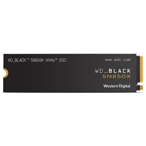 WD_BLACK 1TB SN850X NVMe 内蔵型ゲーミングSSD ソリッドステートドライブ - Gen4 PCIe M.2 2280 最高7,300MB/s - WDS100T2X0E