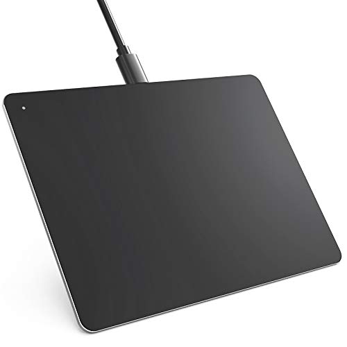 VssoPlor USB タッチパッド 貨物自動車パッド 有線 高適確さタッチパッド ウルトラか細い 貨物自動車パッド Windows 7/10/マイコン/ノートパソ/学習机とっ始め用 (あき場所薄墨色)