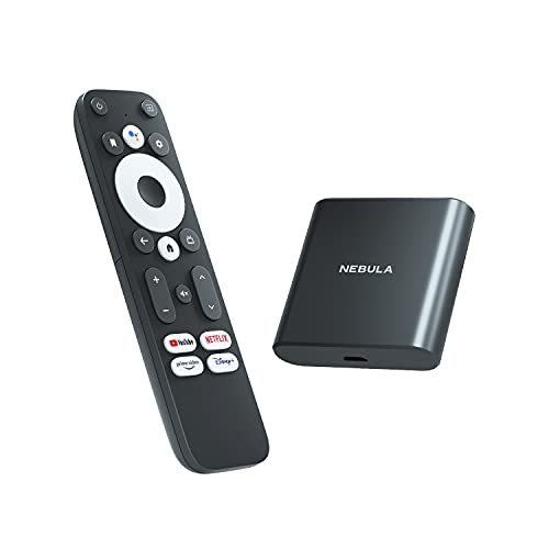 Anker Nebula (ネビュラ) 4K Streaming Dongle (Android TV 10.0積み上げる ストリーミングドングル) 4K UHD/Google手伝い手相応う/飾り気のないセットアップ/Chromecast相応う/Dolby Digi