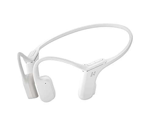 AVIOT WB-P1 ワイヤレスイヤホン 骨伝導 ランニング イヤホン こつでんどう 耳を塞がない イヤホン bluetooth 5.2 マイク付き IP67防水防塵 タイプc充電 12時間 長時間再生 マルチポイント対応(ホワイト)