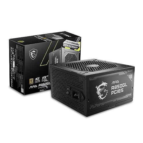 楽天市場】MSI MAG A850GL PCIE5 WHITE PC電源ユニット 850W ATX3.1