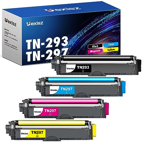 TN-293 TN-297 互換トナーカートリッジ 4色セット ブラザー(Brother)用 TN-293/297 トナー 大容量タイプ 印刷枚数: TN297 約2300枚 TN293BK 約3000枚 ブラザー MFC-L3770CDW HL-L3