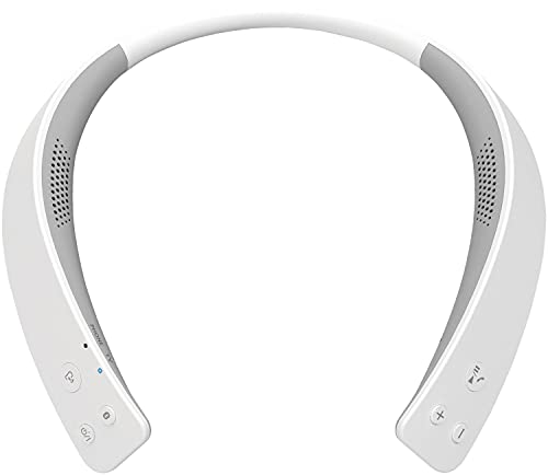 パナソニック ワイヤレスネックスピーカー 首掛けスピーカー Bluetooth マイク搭載 ハンズフリー 約13時間連続再生 SC-WN10-W ホワイト|ネコサン商店