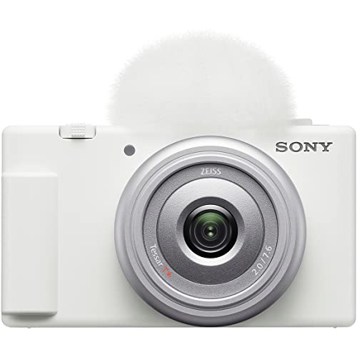 ソニー(SONY) コンパクトデジタルカメラ VLOGCAM Vlog用カメラ ZV-1F ボディ ウィンドスクリーン付属 20mm F2.0 単焦点レンズ ホワイト ZV-1F W