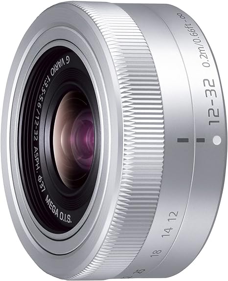 パナソニック(Panasonic) 標準ズームレンズ マイクロフォーサーズ用 ルミックス G VARIO 12-32mm/F3.5-5.6 ASPH./MEGA O.I.S. シルバー H-FS12032-S｜ネコサン商店 26,164円