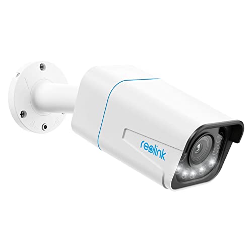 Reolink 防犯カメラ 4K 800万画素 5倍光学ズーム カラー暗視 POE給電カメラ 有線接続 AI人体/車両/動物検知 双方向音声 H.265 IPカメラ ONVIF対応 センサーライト付き 24/7連続録画 遠隔操作 アプリ警報通知 Reo|ネコサン商店
