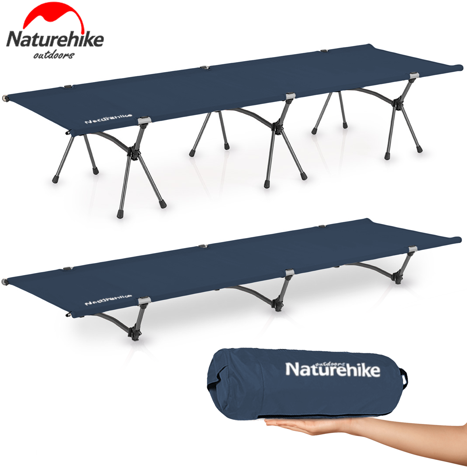 楽天市場】Naturehike アップグレード版 アウトドアベッド（オリーブ） 折りたたみ コット 軽量 コンパクト 耐荷重150kg 防水  収納ケース付き[ネイチャーハイク正規6ヶ月保証] : MJJC 楽天市場店