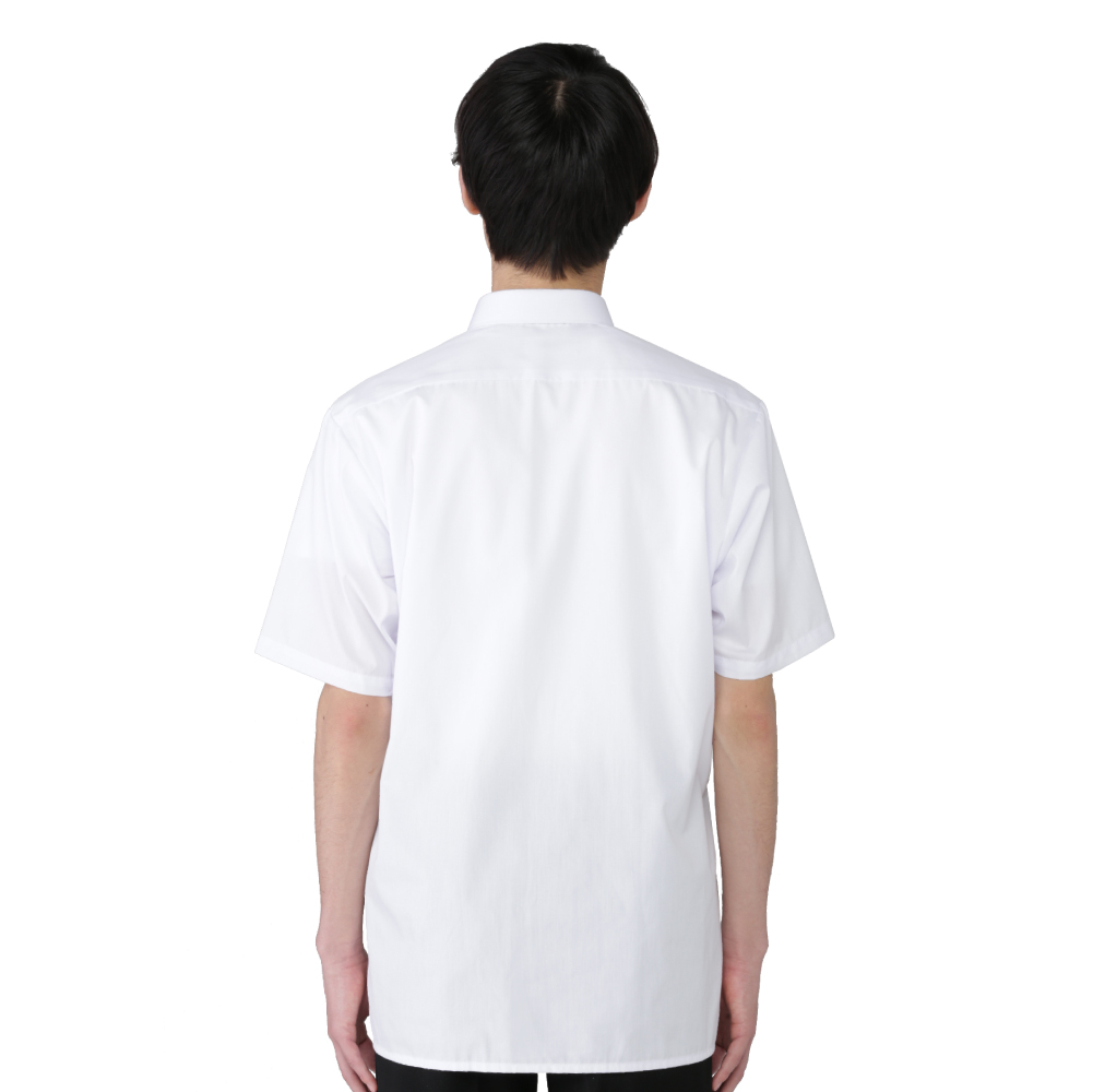 楽天市場 男子 半袖 スクールシャツ 白 形態安定 抗菌 防臭 学生服