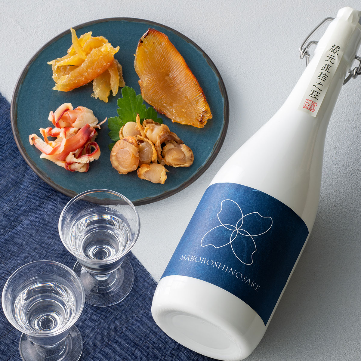 お中元 夏ギフト 暑中見舞い 日本酒 ギフト おつまみセット コシヒカリ純米大吟醸【maboroshinosake 柏露】720ml×清酒漬け珍味4種セット 常温 乾きもの プレゼント 男性 女性 旦那 上司 誕生日 内祝い お返し 結婚祝い 出産祝い お酒 高級 おすすめ 記念品 お祝い 70代|幻の酒
