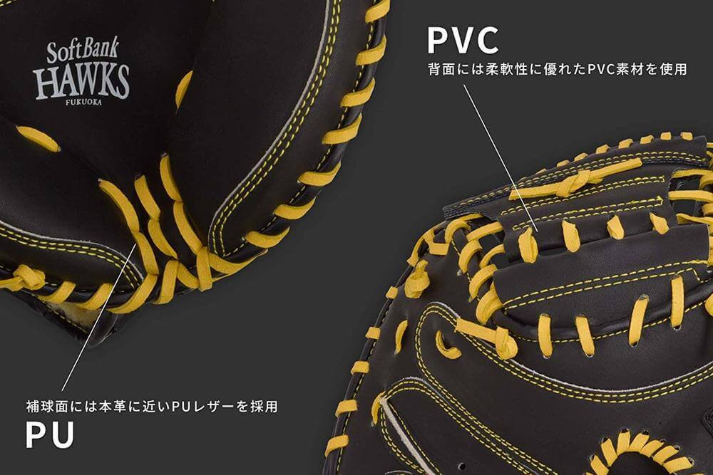 楽天市場 ソフトバンクホークス 公式 ロゴ入り キャッチャーミット 右投げ用 一般軟式用 スポーツ用品店 Bluesports