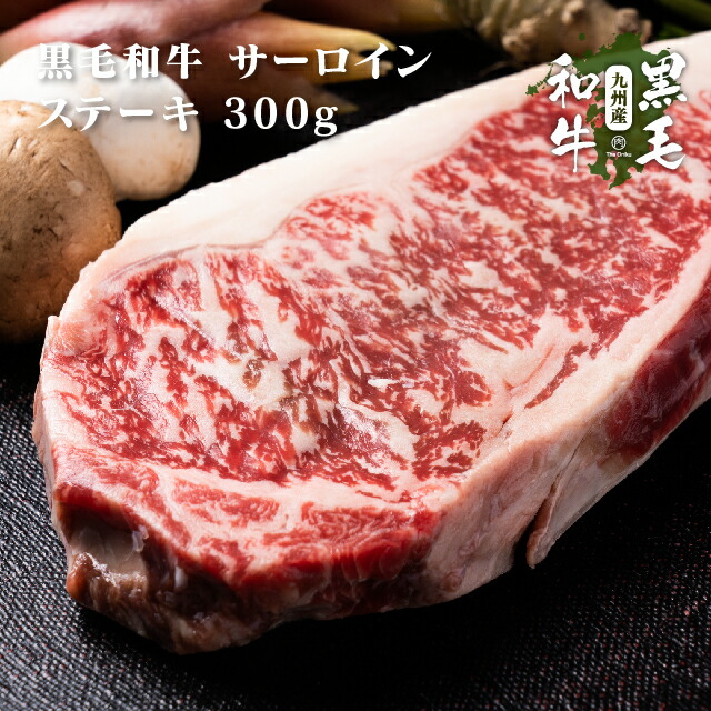 牛肉 ステーキ肉 九州産黒毛和牛 サーロインステーキ 肉 食品 冷凍 塊 ブロック 焼肉