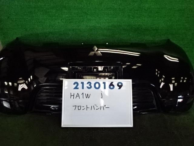 【中古】 ミツビシ アイ フロント バンパー 3B20 前期 カラー ナンバー X42 アメジスト ブラック 6400B919XA