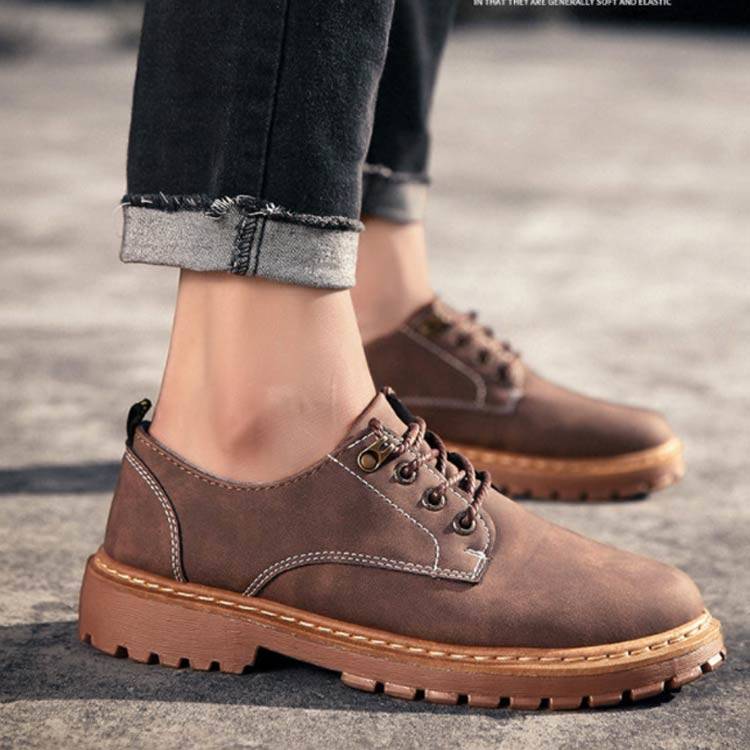 大きな取引 カジュアルシューズ メンズ スニーカー ブーツ Puレザー ローカット ショート レースアップシューズ マウンテンブーツ 靴 厚底 裏起毛 滑り止め カジュアル 軽量 軽い 防水 デッキシューズ スエード ラウンドトゥ 紳士靴 おしゃれ 通勤 秋冬