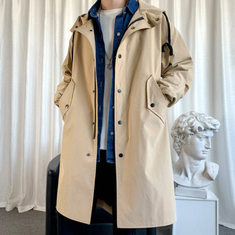 楽天市場 選べる厚み モッズコート メンズ 中綿入り トレンチコート アウター ロングコート おしゃれ フード付き スーツコート 紳士 羽織り ライトアウター 春秋冬 新作 Nishikiya