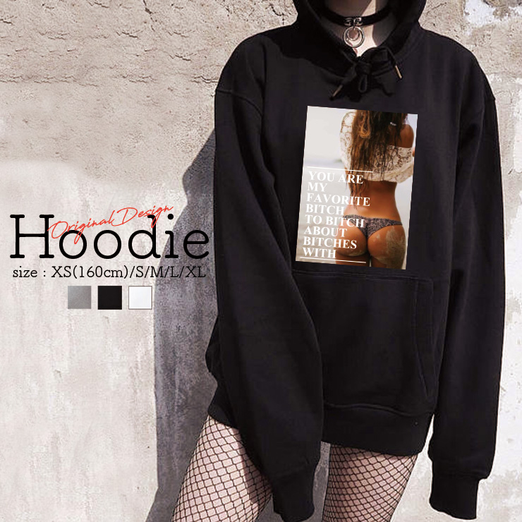 楽天市場 パーカー レディース メンズ スウェット パーカー プルオーバー Hoodie 長袖 フード付き ペア カップル Xs S M L Xl ペア カップル おそろ リンクコーデ エロかっこいい お尻 ランジェリー Redlip 口紅 唇 セクシー Hip Sexy 海外 かっこいい No Other