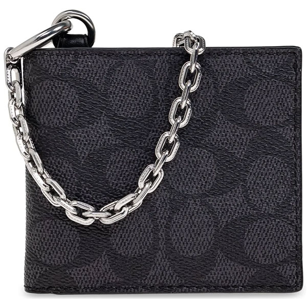 【新品】コーチCOACHスムースカーフレザー皮革コインウォレット二つ折り財布黒 楽天市場】COACH コーチ 二つ折り財布 ビルフォールド