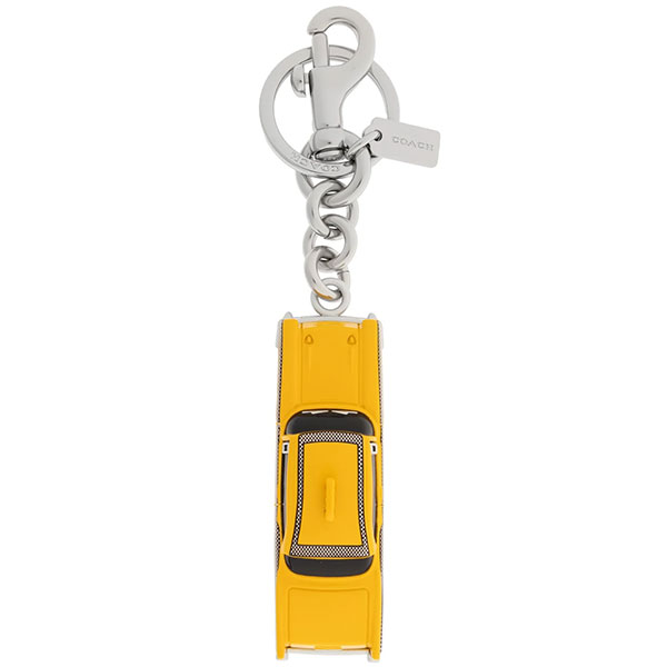 コーチ COACH キーホルダー メンズ レディース キーリング バッグチャーム 車 クルマ タクシー ナスカン付き 【送料無料】 ブランド コーチ正規品販売店 直営アウトレット店より直輸入|ニューヨークコレクション