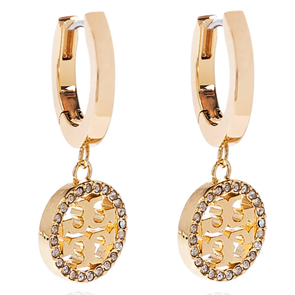 トリーバーチ Tory Burch ピアス レディース イヤリング フープピアス ドロップピアス アクセサリー ジュエリー ロゴ 【送料無料】 ブランド トリーバーチ正規品販売店 直営アウトレット店より直輸入