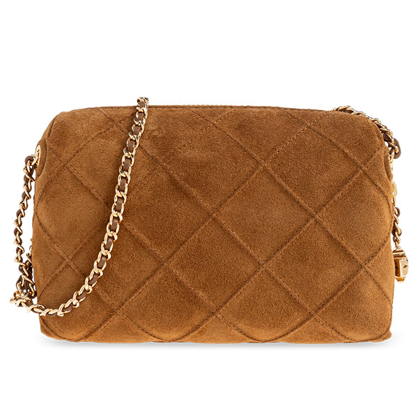 トリーバーチ Tory Burch バッグ レディース ショルダーバッグ ポシェット キルティング スエード かばん 鞄 【送料無料】 ブランド トリーバーチ正規品販売店 直営アウトレット店より直輸入|ニューヨークコレクション