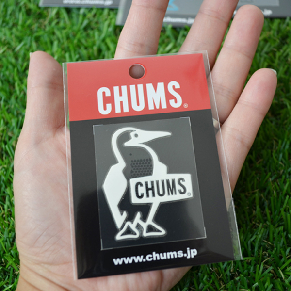 楽天市場 Chums チャムス Booby Bird Emboss Sticker ブービーバードエンボスステッカー 4 1 3 2cm アウトドア キャンプ q Ch62 1126 太陽スポーツ Rampjack Trip店