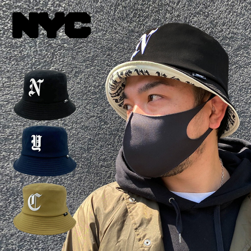 10円 ラッピング不可 帽子 ブランド City Of New York バケットhat メンズ レディース シンプル ハット ナチュラル アウトドア レディース帽子 ナチュラルハット おしゃれ小町