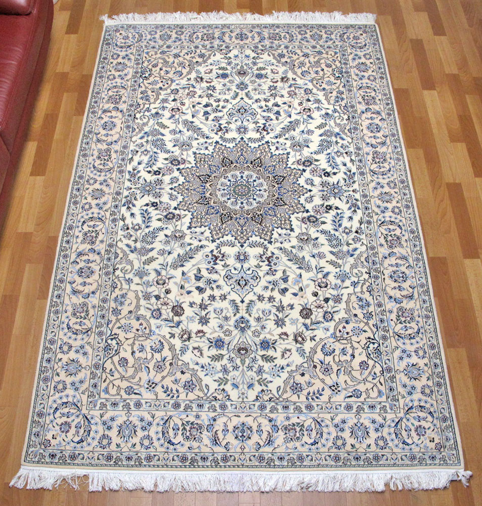 楽天市場】イラン製 ペルシャ絨毯 ナイン・ハビビアン リビングサイズ 