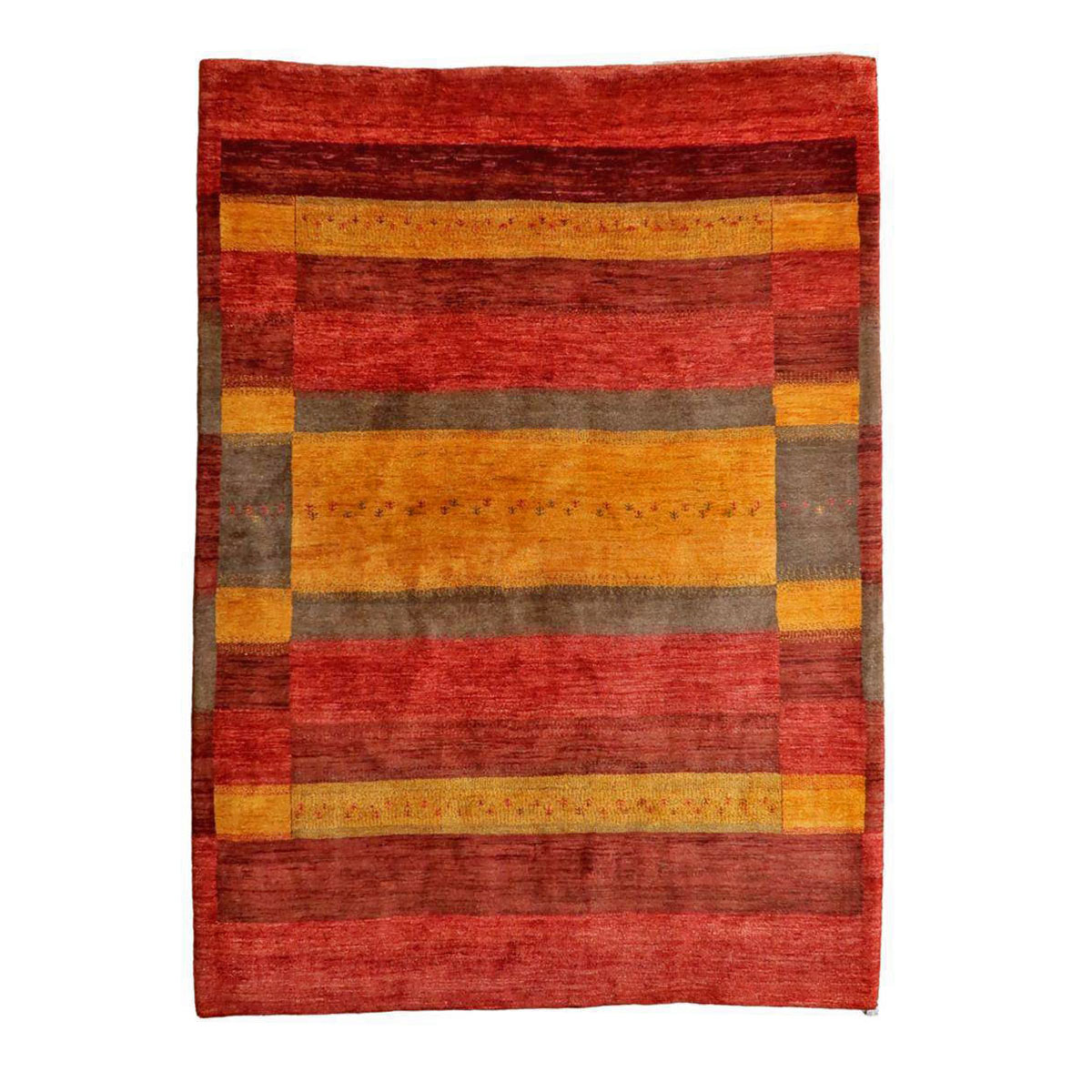 楽天市場】伝統手織り ギャッベ イラン製 ウール ギャベ ラグ 約166