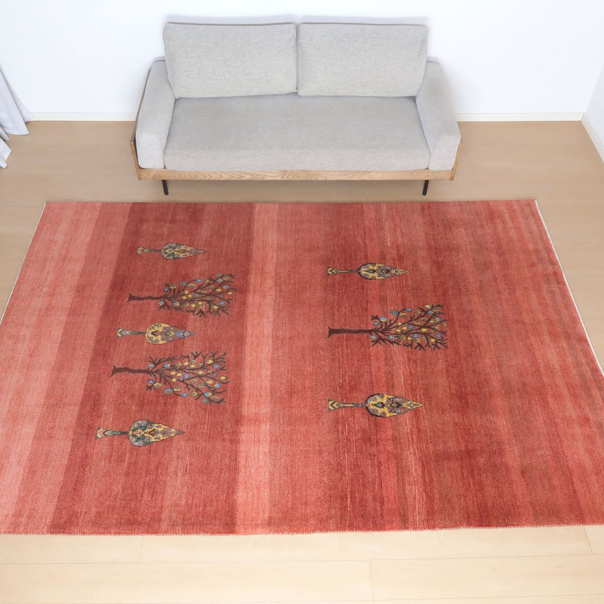 ギャッベカシュクリ ペルシャ製 302×203珊 手織り 最御前上等 生まれながら 羊毛100% 草木染 特大お座敷大きさ 今めかしい 自然的 北欧 引っ敷き 引っ敷き 引っ敷き 引っ敷き ギャベ 床暖房装置相応う 熱っぽい引っ敷き相応う (HX-11342）