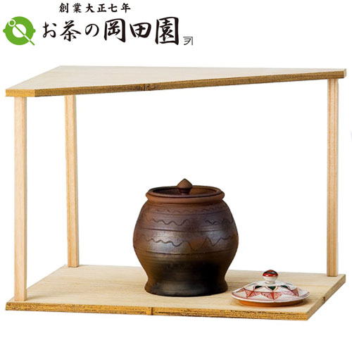 桐 山里棚 竹張砂摺 遠州好写 小林幸斎作 棚-4