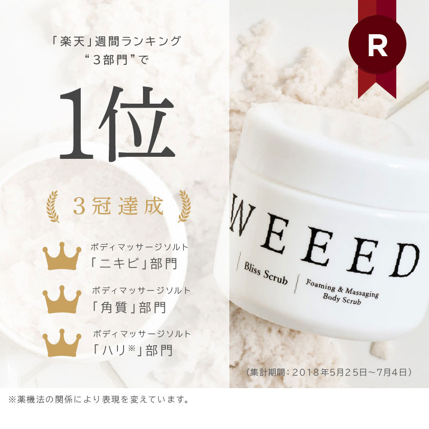 送料無料 定期購入 25％OFF 2個セット WEEED ブリススクラブ 360g 製薬会社と共同開発した2WAYスクラブ！ weed ウィード うぃーど ※ポイントず～っと５倍！ ※ポスト投函対応しておりません。