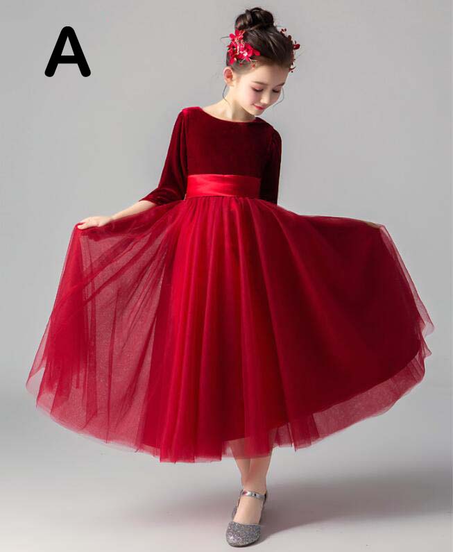 送料無料 子供ドレス キッズ用 ドレス ロングドレス ワンピース 半袖 フォーマルドレス パーティードレス 子供 リボン 結婚式 フラワーガール 発表会 演奏会 子どもドレス キッズドレス ベビー 女の子ドレス プリンセスドレス 七五三 ジュニア 子供服 ガールズ Fitolab